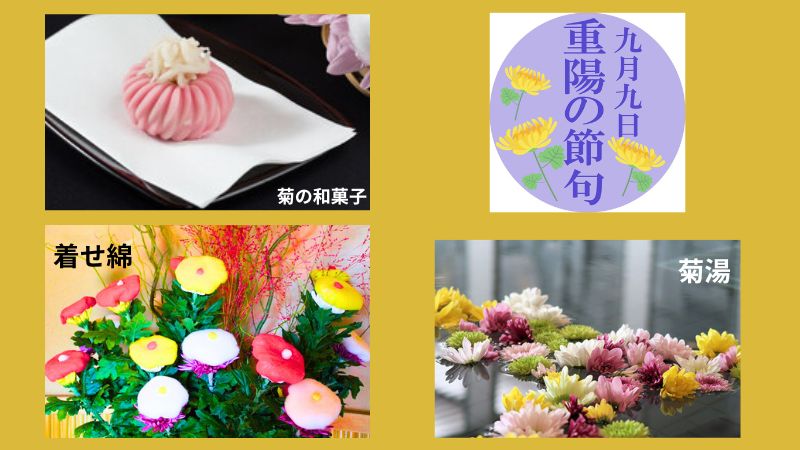 重陽の節句の菊をモチーフにした習慣